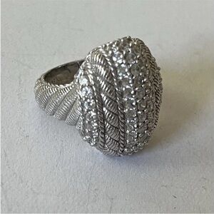 SALE TODAY Judith Ripka .925 Sterling Silver Diamonique CZ Retired 5 12.7g